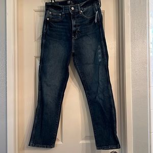 Gap High Rise Cigarette Jeans Indigo Sz8